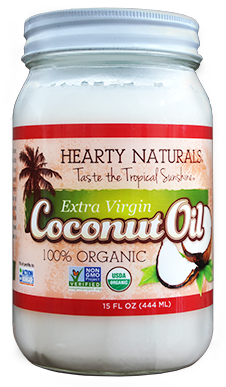 Coconut Oil for Glitter Scrub.