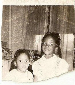 My big sisters: Phyllis (right) and Alesia (left).