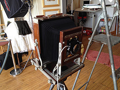 Victor Keller's Deardorff Camera