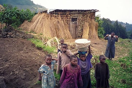Rwandan Children at Volcans National Park by Philip Kromer. CC BY-SA 2.0 via Wikimedia Commons.