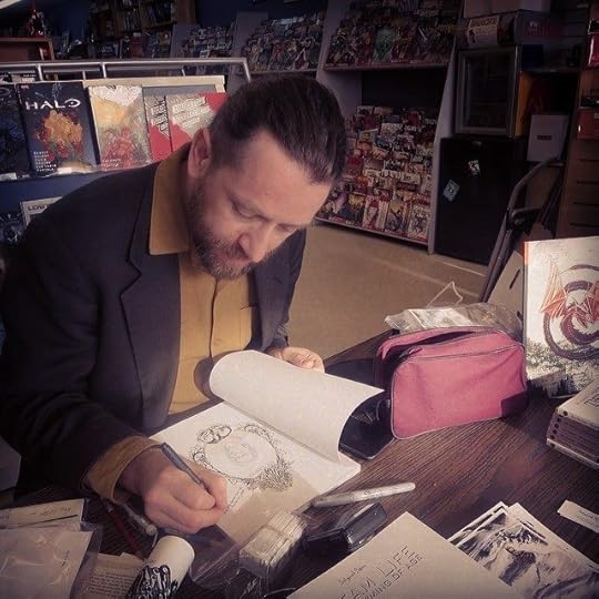 Salgood at 4-colour, 8-bit: comics & games in Kingston. Taken by Niall Eccles.