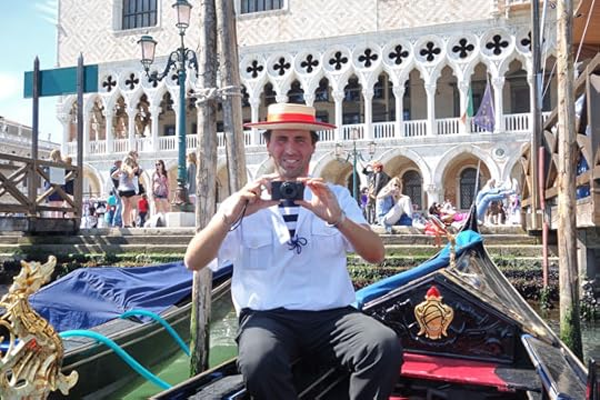 The gondoliers generally pass their treasured license to work on the Venetian canals down from generation to generation. Some of them chat with each other and smoke as they pole you sloppily through the standard route. Others — like the one we chose — are charming and expertly give you an experience that, while pricey, I consider a very good value.