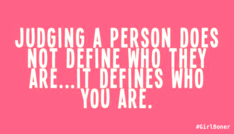 Judging others sexuality