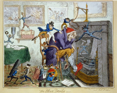 Cruikshank-The Blue Devils