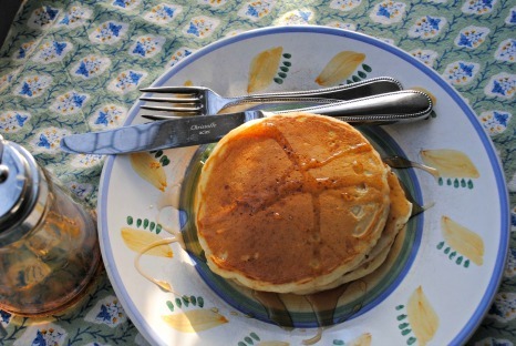 pancake mix pancakes overheadcropped