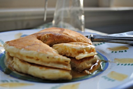pancake mix cut outcropped