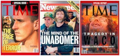 McVeigh Kaczynski Koresh Covers