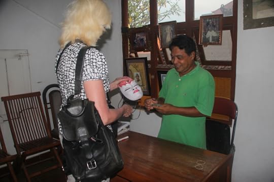 With Ida Bagus Anom, Mas, Bali; Photo: Donna Tang