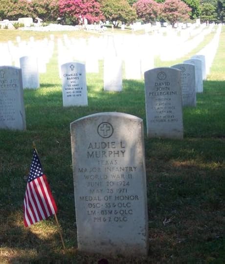 Audie Murphy's grave