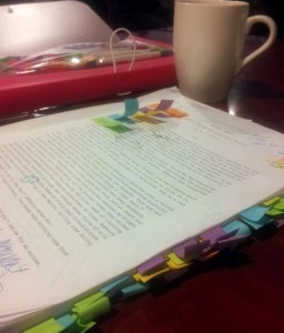 Revisions - Round Two (aka Sticky Note Hell)