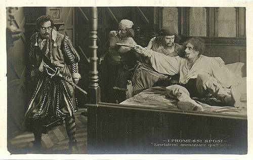 Mario Parpagnoli as Don Rodrigo in I promessi sposi (1922)