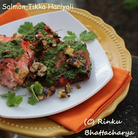 Salmon Tikka Hariyali