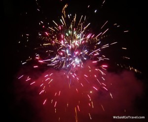New years fireworks Malaysia Langkawi dec 2013