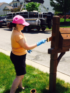 Baby's boat is visible here. 