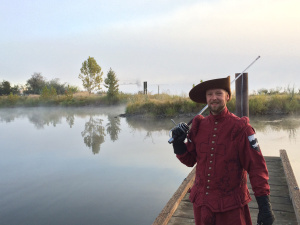 Dear Husband with his rapier at Baron's Ball, 2012. Photo by Thorkell Paulson