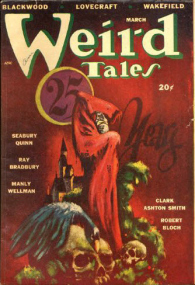 Weird Tales 1948 March Blackwood, Lovecraft, Bloch, Ashton Smith