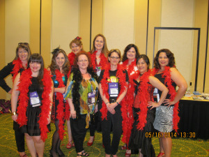 And fun reader workshops put on by moi and my fellow Ruby-Slippered Sisters. 