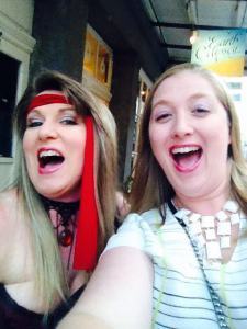 They take selfies. Eliza Knight made a great crawl buddy.