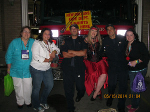 Take photo ops with New Orleans firefighters. I mean, who wouldn't, right?