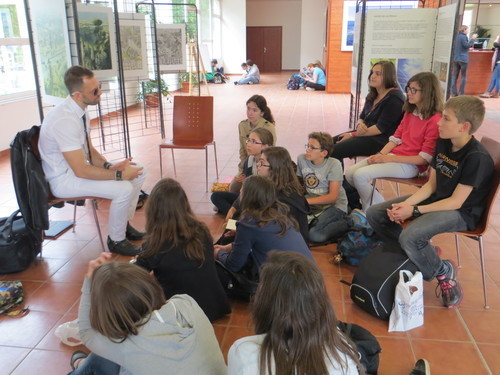 Rencontre avec le club de lecture du collège Notre-Dame/St Sigisbert, autour d'Animale (© C. Pano)