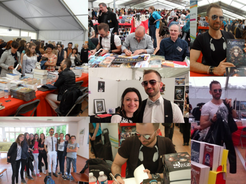 Et après tout cela, direction la table de dédicace pour le meilleur moment : les rencontres avec les lecteurs ! (@Boudoir Ecarlate et Facebook)