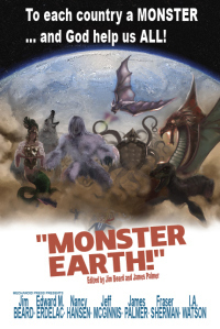 Monster Earth Cover letters placeholder art