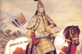 Ancient Chinese painting - portrait of the emperor Qianlong