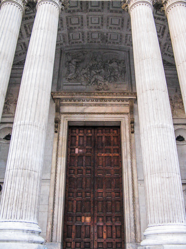 Entrance to St. Paul's