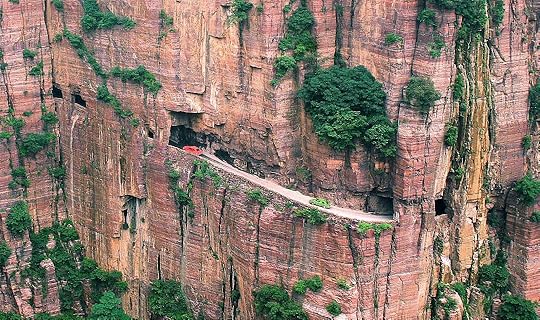 hand chiseled tunnel