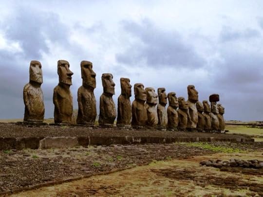 photo, image, maoi, easter island