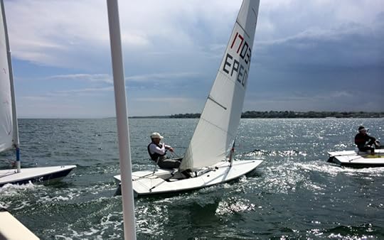 Laser sailors Newport RI