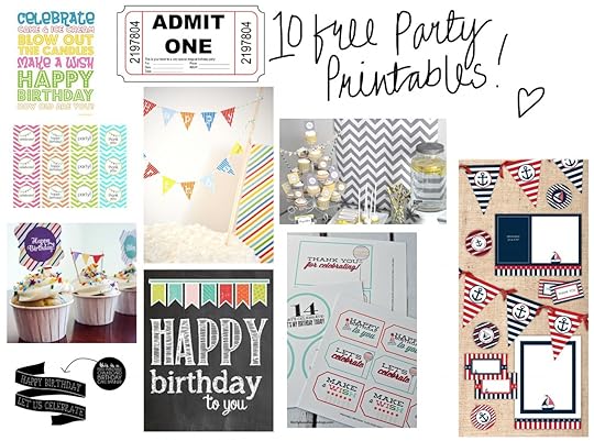 10 Free Party Printables