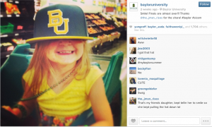 Photo of Baylor University fan