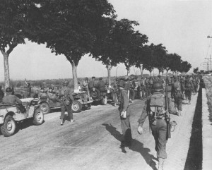 US troops on Hwy 6 to Rome.