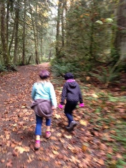 Which one of these kids is more athletic? The one who keeps hiking!