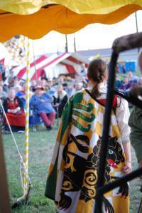 Performing during court at May Crown. Photo by Geneva Day.