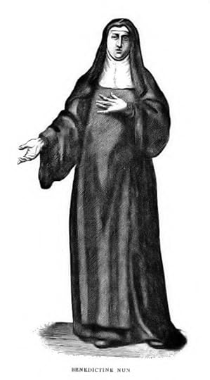 1904 image of a Benedictine nun