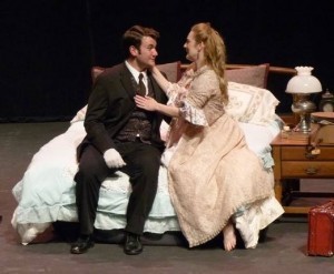 Eddie Brennan and Ellen Denham as the Count and the Actress in Love Games