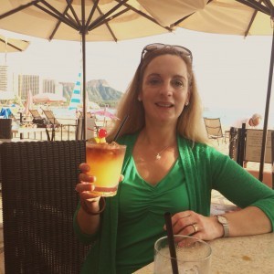 Mai tai on Waikiki beach