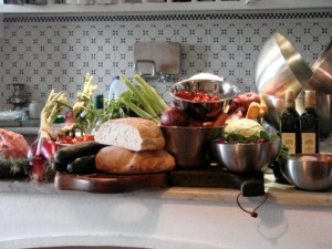 The beautiful, fresh ingredients