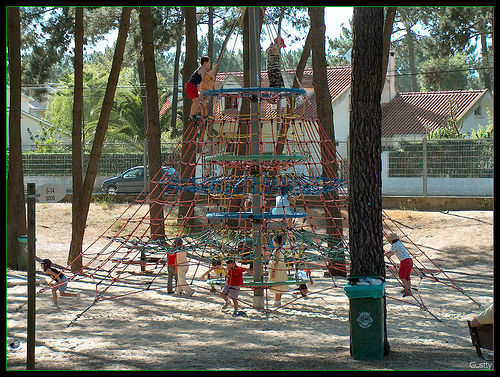 where do the children play?