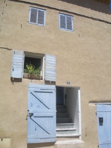 The house we rented in Puyloubier