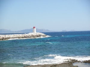 The beach at Istres, France (Photo: Sarah Sundin)