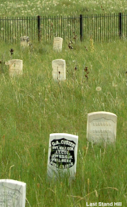 The spot Custer fell.