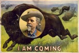 Buffalo Bill poster advertising his show.