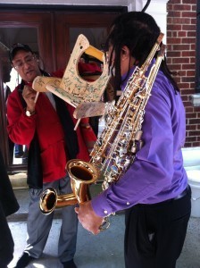 Musicians on Miles Davis's Block