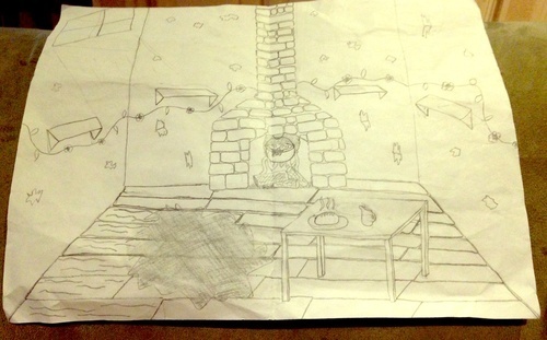 and the gray rag rug! SIgh.