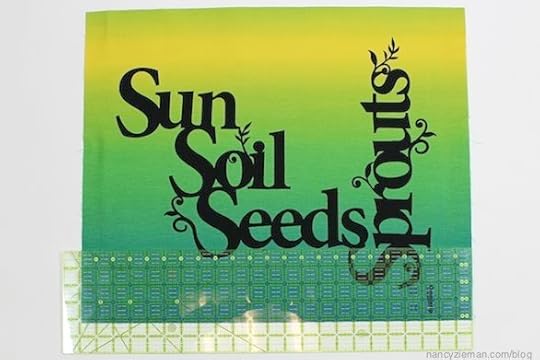 How to sew with laser-cut appliqués by Nancy Zieman.