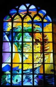 Stained glass window