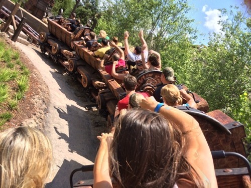 Seven Dwarfs mine train observations
